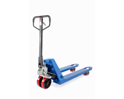 Тележка гидравлическая узковильная 2500 кг 800x450 мм полиуретановые колеса TOR RHP 1005893