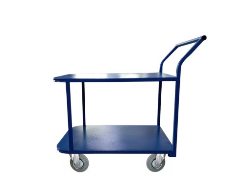 Тележка платформенная TOR ТП-2Я (600х900) 2х-ярусная (160мм) 1048046