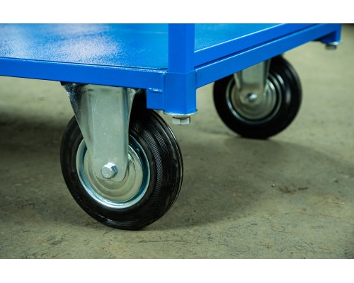 Тележка платформенная TOR ТП-Д (700х1200) с двумя ручками (колеса 200) 1023305