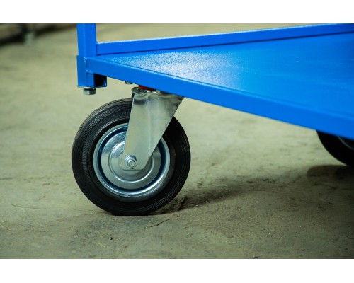 Тележка платформенная TOR ТП-Д (700х1200) с двумя ручками (колеса 200) 1023305