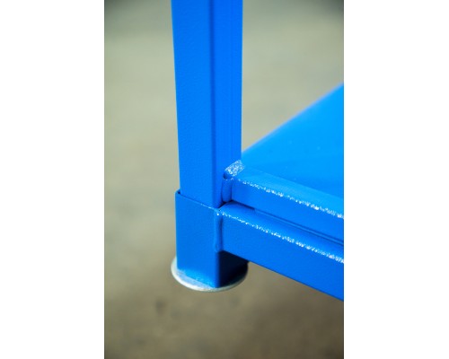 Тележка платформенная TOR ТП-Д (700х1200) с двумя ручками (колеса 160) 1023306