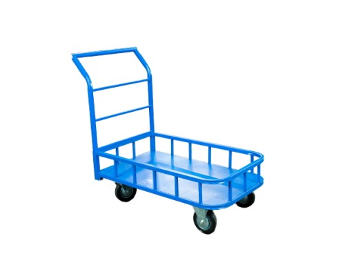 Тележка платформенная TOR ТП-МБ (700х1200) с бортами (колеса 160мм)  1050655