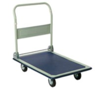 Тележка платформенная 150 кг PH150 (480х740) со складной ручкой (пластиковые колеса 125 мм) 1022634