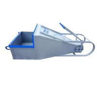 Бадья для бетона «Туфелька» 2,5 с двухчелюстным затвором и рычажным приводом 1010854