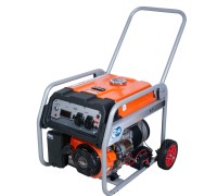 Генератор бензиновый 2,5 кВт 220В 16 л с электростартером и колесами TOR KM3800H 1018114