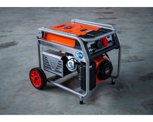 Генератор бензиновый TOR KM6500HE 5кВт 220В/380В с электростартером 1045856