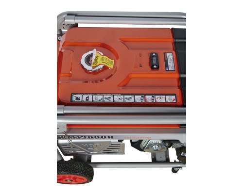 Генератор бензиновый TOR KM13000H 9,0 кВт 220В 26 л с электростартером и колесами 1024230