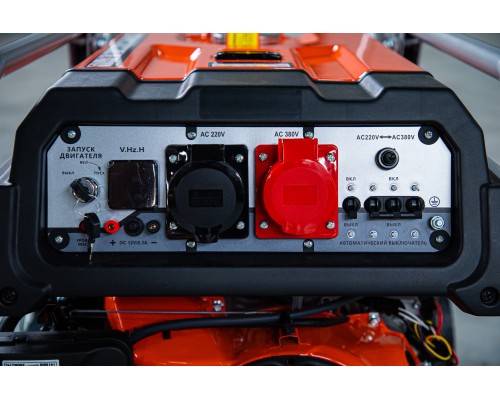 Генератор бензиновый TOR KM11000HE 8кВт 220В/380В с электростартером 1045859