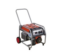 Генератор бензиновый TOR KM4800H 3,3 кВт 220В 16 л с электростартером и колесами 1011096
