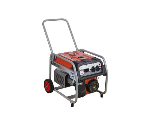 Генератор бензиновый TOR KM4800H 3,3 кВт 220В 16 л с электростартером и колесами 1011096