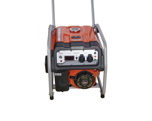 Генератор бензиновый TOR KM4800H 3,3 кВт 220В 16 л с электростартером и колесами 1011096