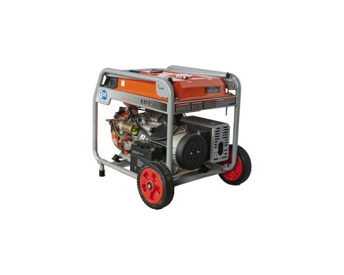 Генератор бензиновый TOR KM9500H 7,0 кВт 220В 27 л с электростартером и колесами 1011099