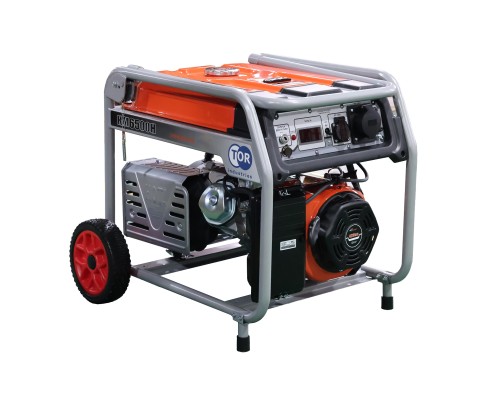 Генератор бензиновый TOR KM9500HA 7,0 кВт 220В с АВР, электростартером и колесами 1049609