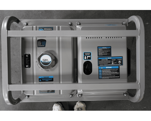 Генератор дизельный 7,0 кВт 220В с электростартером и колесами TOR KM7000D 1049615