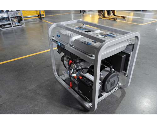 Генератор дизельный 7,0 кВт 220В с электростартером и колесами TOR KM7000D 1049615