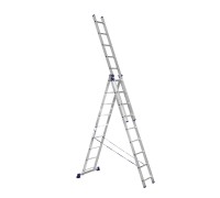 Лестница 3-секционная алюминиевая TOR SC3009 3*9 универсальная 1018187