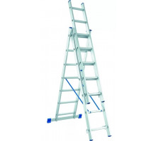 Лестница 3-х секционная алюминиевая 3*7 1013304