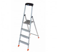 Стремянка Krause Safety 4 ступени с большой полкой 1020790