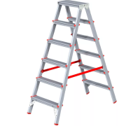 Стремянка стальная двухсторонняя TOR SDO7 окрашенная 1006543