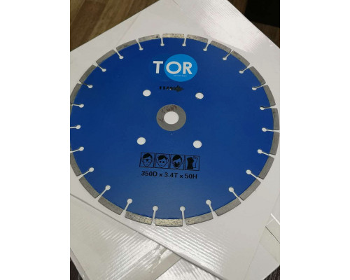Диск по бетону для швонарезчиков HQR500A-2 (E) 350Dx3,6Tx50H (Cutter Disc 350 mm) 1019723