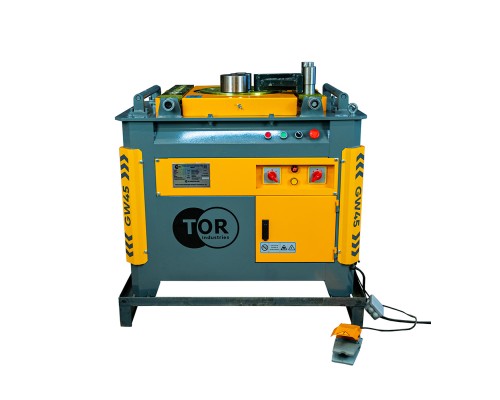 Станок для гибки арматуры 45/40мм 4кВт с доводчиком, рег. боковые упоры TOR GW45A PRO 1049257