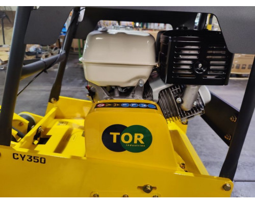 Виброплита реверсивная гидравлическая TOR CY-350 300кг, 40кН (Honda) чугунная плита 1030218 Виброплита реверсивная гидравлическая TOR CY-350 300кг, 40кН (Honda) чугунная плита 1030218