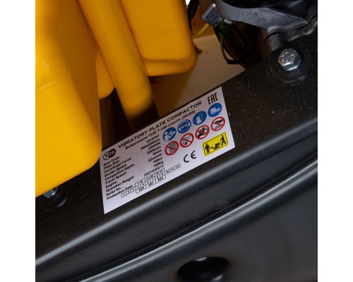 Виброплита TOR T-100 100,5 кг, 25кН Loncin бак, коврик, колесный комплект 1015797