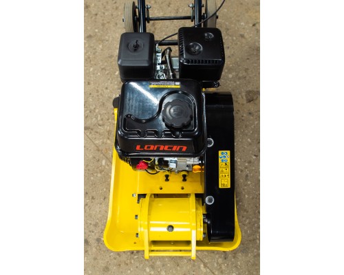 Виброплита TOR C-90L(R) 83 кг, 16кН (Loncin) колесный комплект 1022153