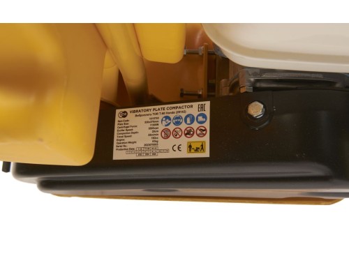 Виброплита TOR T-60 61 кг, 11кН Honda бак, коврик, колесный комплект 1015793