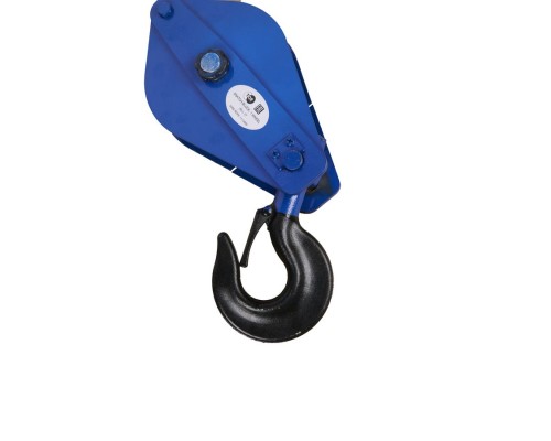 Блок монтажный однорольный с  крюком TOR HQG(L) K1-2,0 т с откидной щекой (S) 1048599