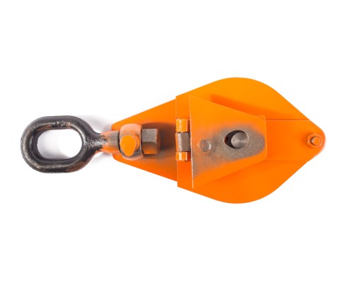 Блок монтажный однорольный с  ушком TOR HQG(L) K1-2,0 т с откидной щекой (G) 115210