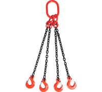 Строп цепной TOR 4СЦ г/п 3,15 т 3,0 м с самозакрывающимся крюками 1005629