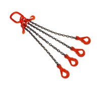 Строп цепной TOR 4СЦ г/п 3,15 т 1,0 м с укорачивающими и самозакрывающимися крюками 1015999