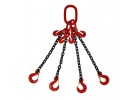 Стропы цепные четырехветвевые с укорачивающими крюками